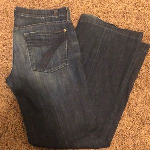 Women’s 7FAM dojo jeans